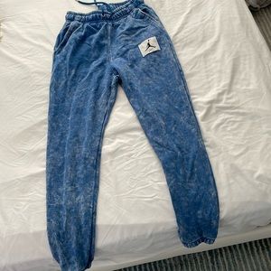 Jordan Flight Fleece men’s pants true blue sail sweatpants size XS